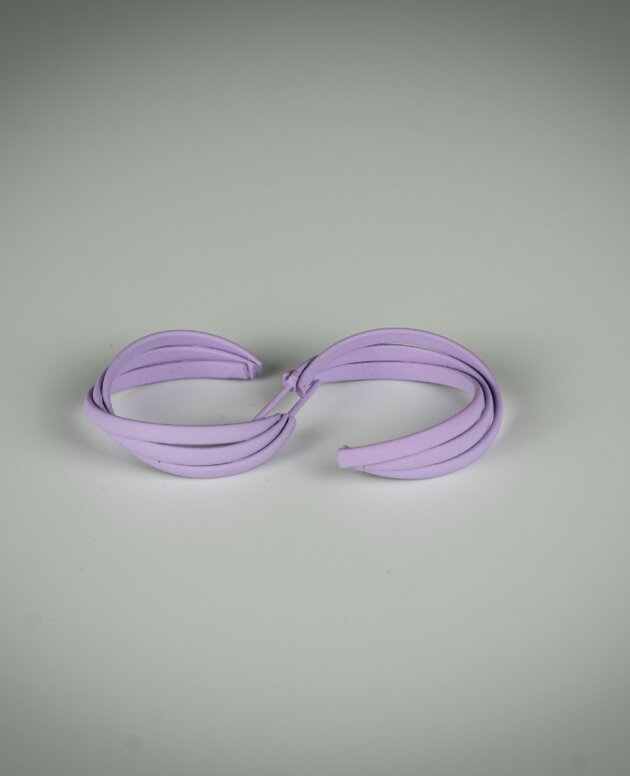 Lavender Whisper Hoops