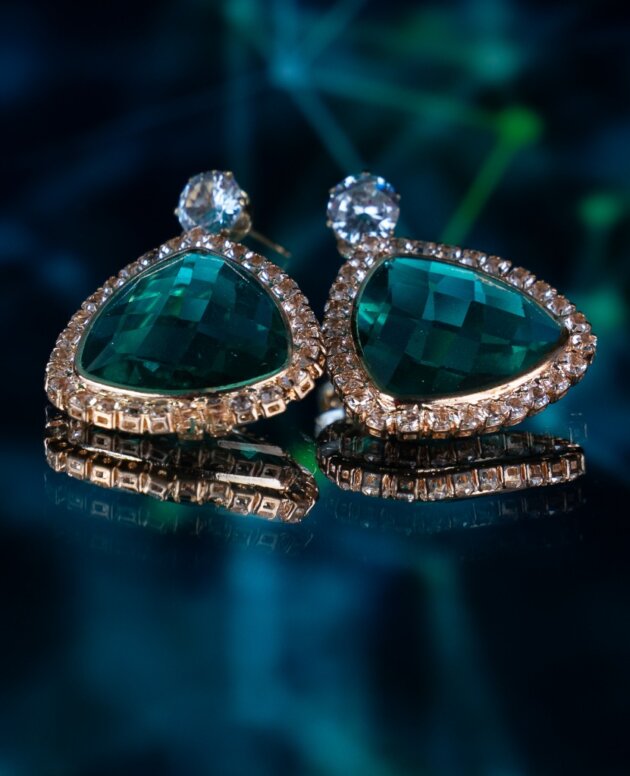 Emerald Luxe Earrings (DSC06056) 💚✨