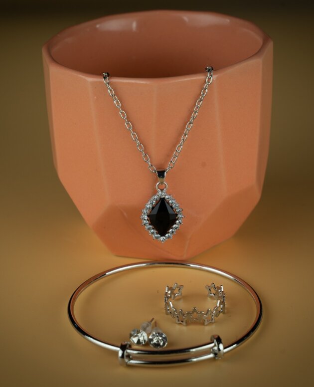 Midnight Elegance Jewelry Set