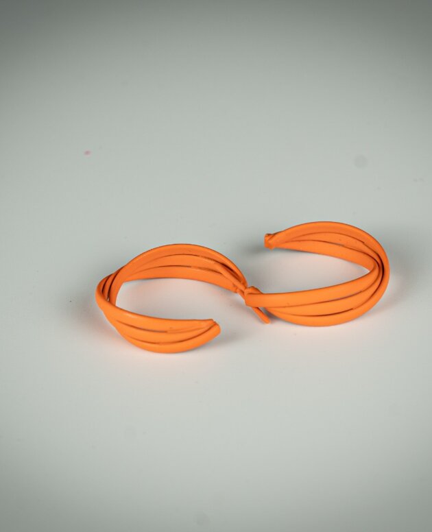 Ruby Infinity Hoops