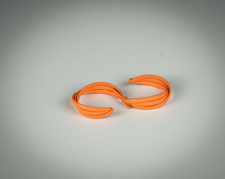 Ruby Infinity Hoops