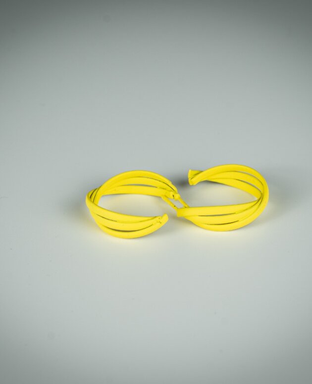 Golden Glow Hoops