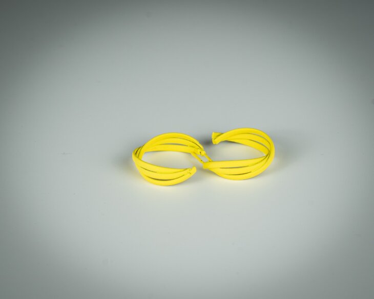 Golden Glow Hoops