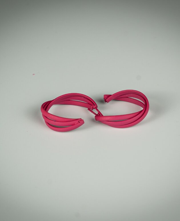 Tangerine Twist Hoops