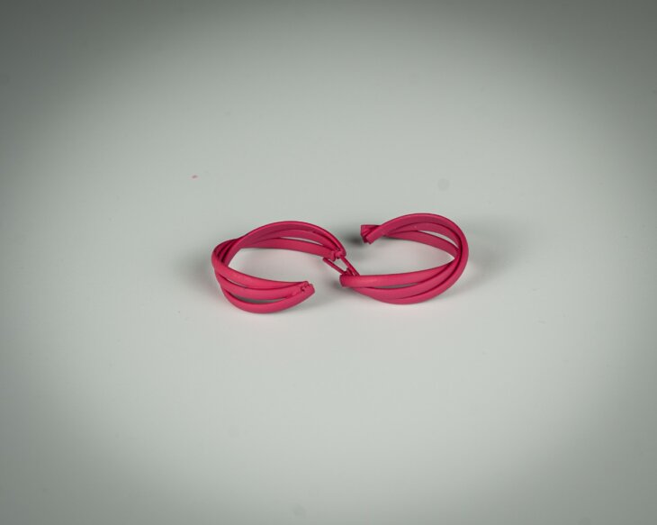 Tangerine Twist Hoops
