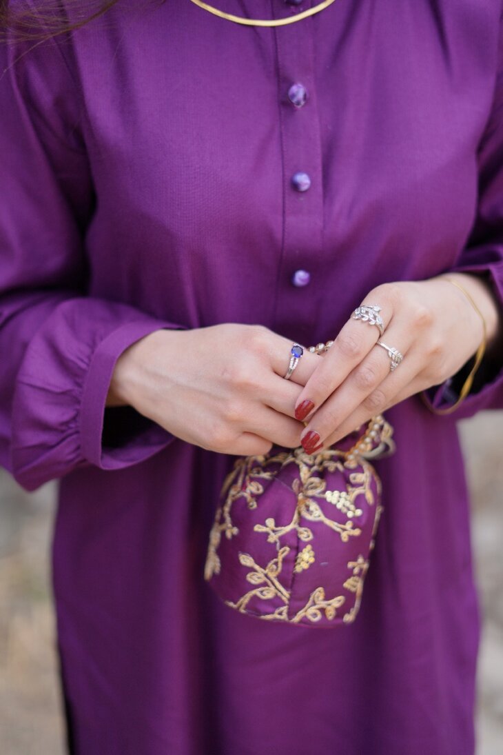 2 Piece Crepe Suit-Embroidered (Pret)