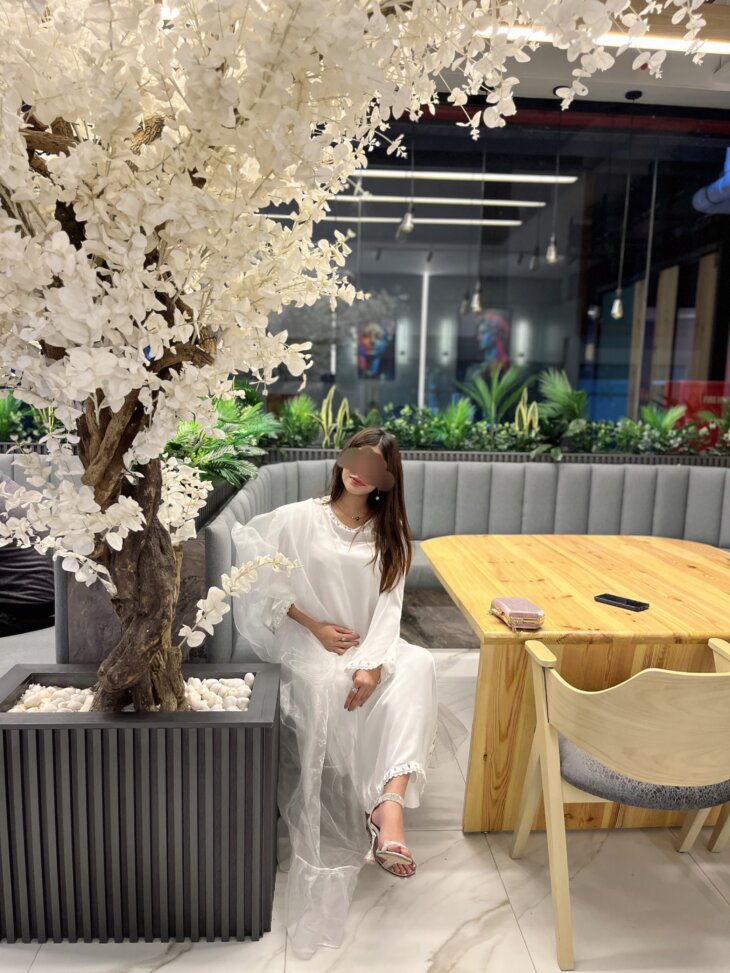 White Butter Silk Ensemble 3 piece suit - Image 4