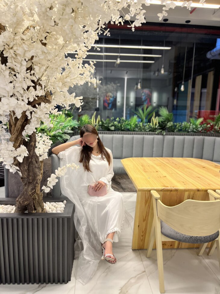 White Butter Silk Ensemble 3 piece suit - Image 7