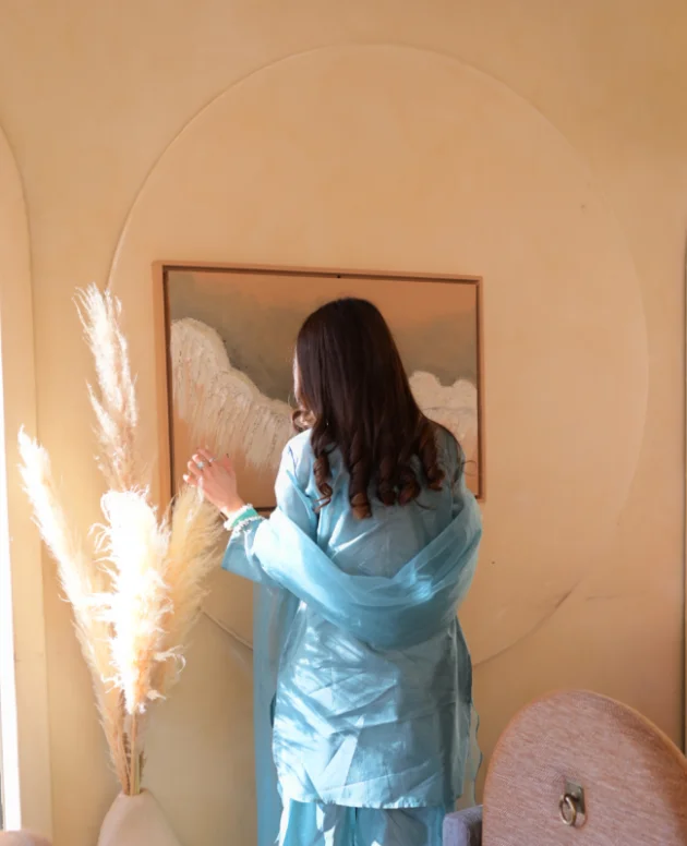 Sky Blue Farshi Shalwar
